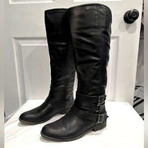 Madden Girl Campus Wide Calf Riding Boot